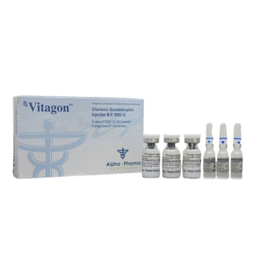 Vitagon Alpha Pharma - HCG 5000 iu x 3 amp