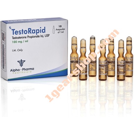 TestoRapid 100 Alpha Pharma 1ml x 10 amp