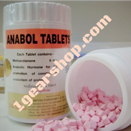 Anabol 5 mg 1000 Tablets British Dispensary