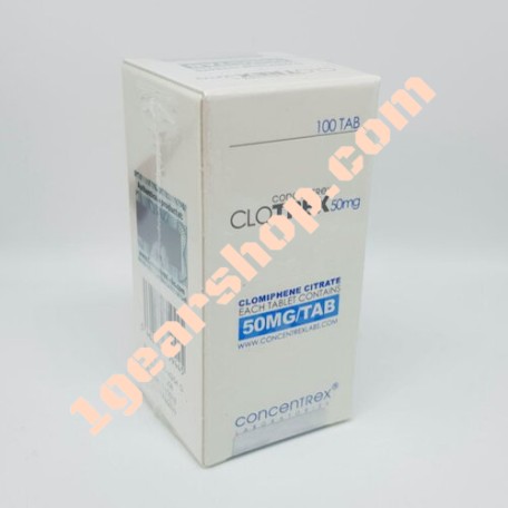 Clotrex 50mg Concentrex x 100 tablets Clomiphene