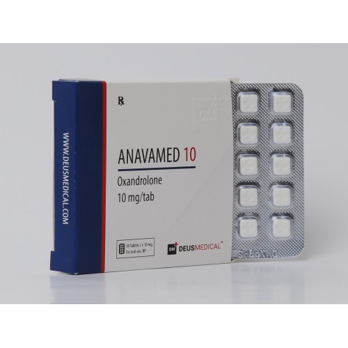 Anavamed - Oxandrolone 10mg - Deus Medical x 100 tab