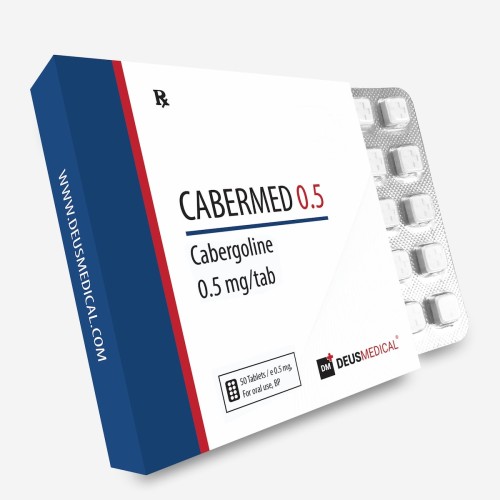 Cabermed 0.5mg Deus Medical x 50 tab
