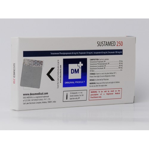 Sustamed 250 -  Sustanon - Deus Medical 1ml x 10 amp