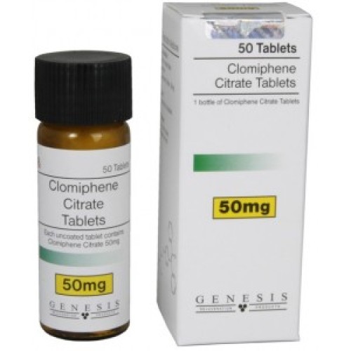 Clomiphene Citrate 50mg Genesis x 50 tabs