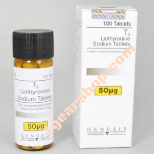 T3 Liothyronine 50 mcg x 100 tab