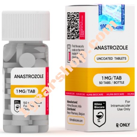 Anastrozole 1mg Hilma Biocare x 100 tablets