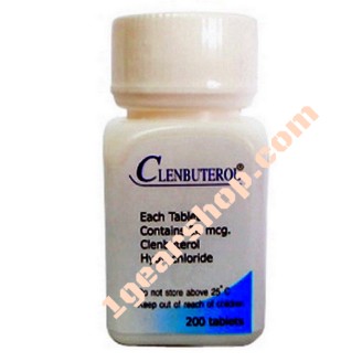 Clenbuterol Hydrochloride 20 mcg x 200 tab