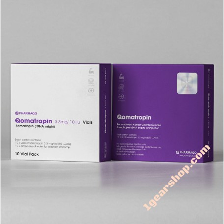 Somatropin HGH vial for muscle growth and fat loss