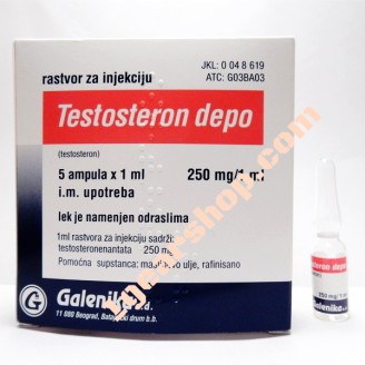 Testosteron Depo 250 mg - 1ml