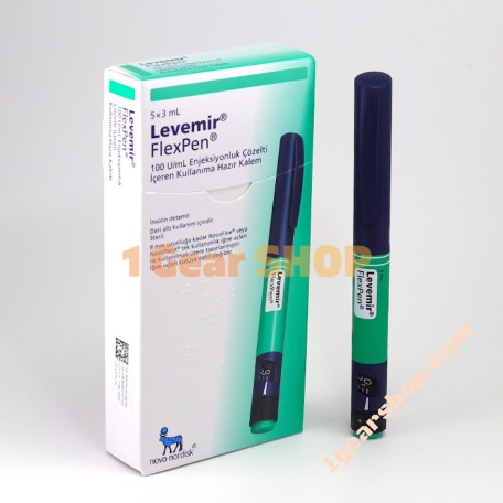 Levemir FlexPen Insulin Novo Nordisk 3ml x 5 pen