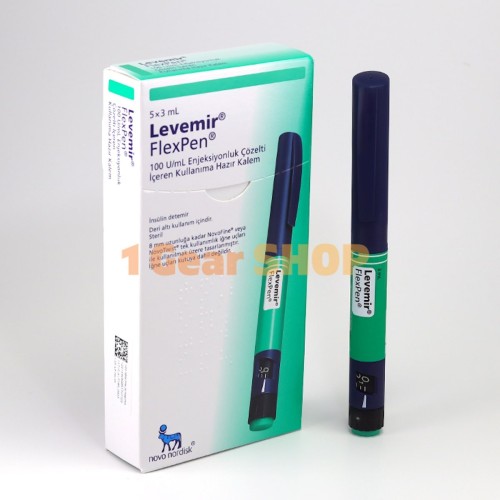 Levemir FlexPen (Insulin Detemir) Novo Nordisk 3ml x 5 pen