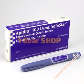 Apidra Solostar Insulin x 5 pens