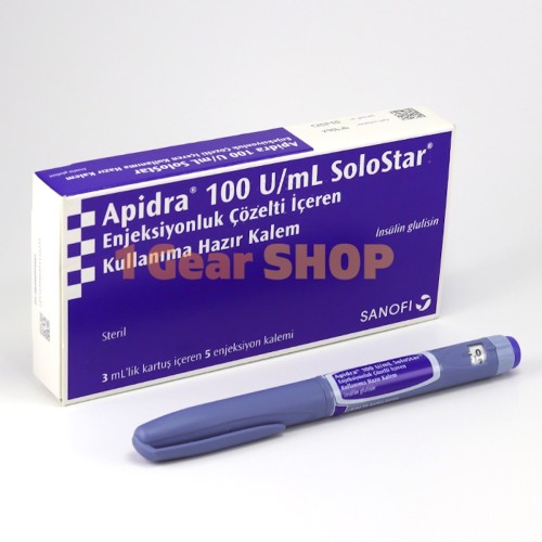 Apidra Solostar Sanofi Insulin x 5 pens