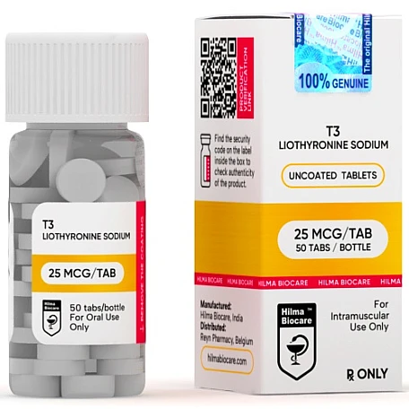 T3 Liothyronine Sodium 25 Hilma Biocare