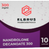 Professional laboratory vial of Nandrolone Decanoate 300mg/ml from Elbrus