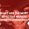 What Are the Most Effective Muscle Growth Hormones?