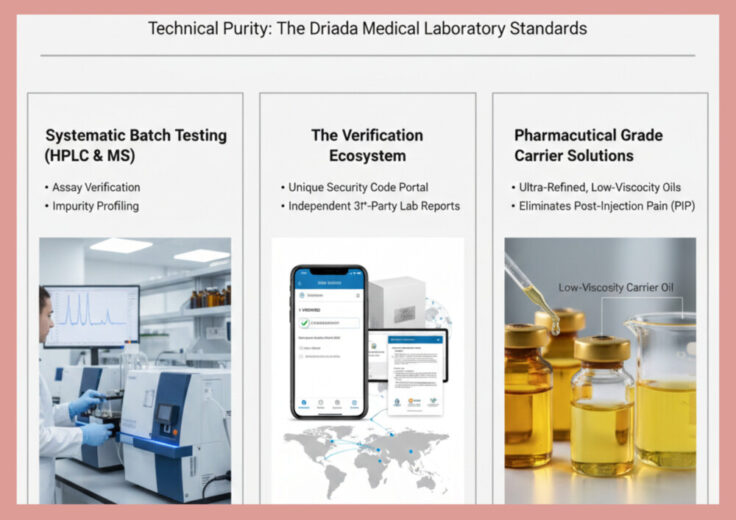 Driada Medical: The Pinnacle of Pharmaceutical Integrity in Europe 2 Technical Purity The Driada Medical Laboratory Standards