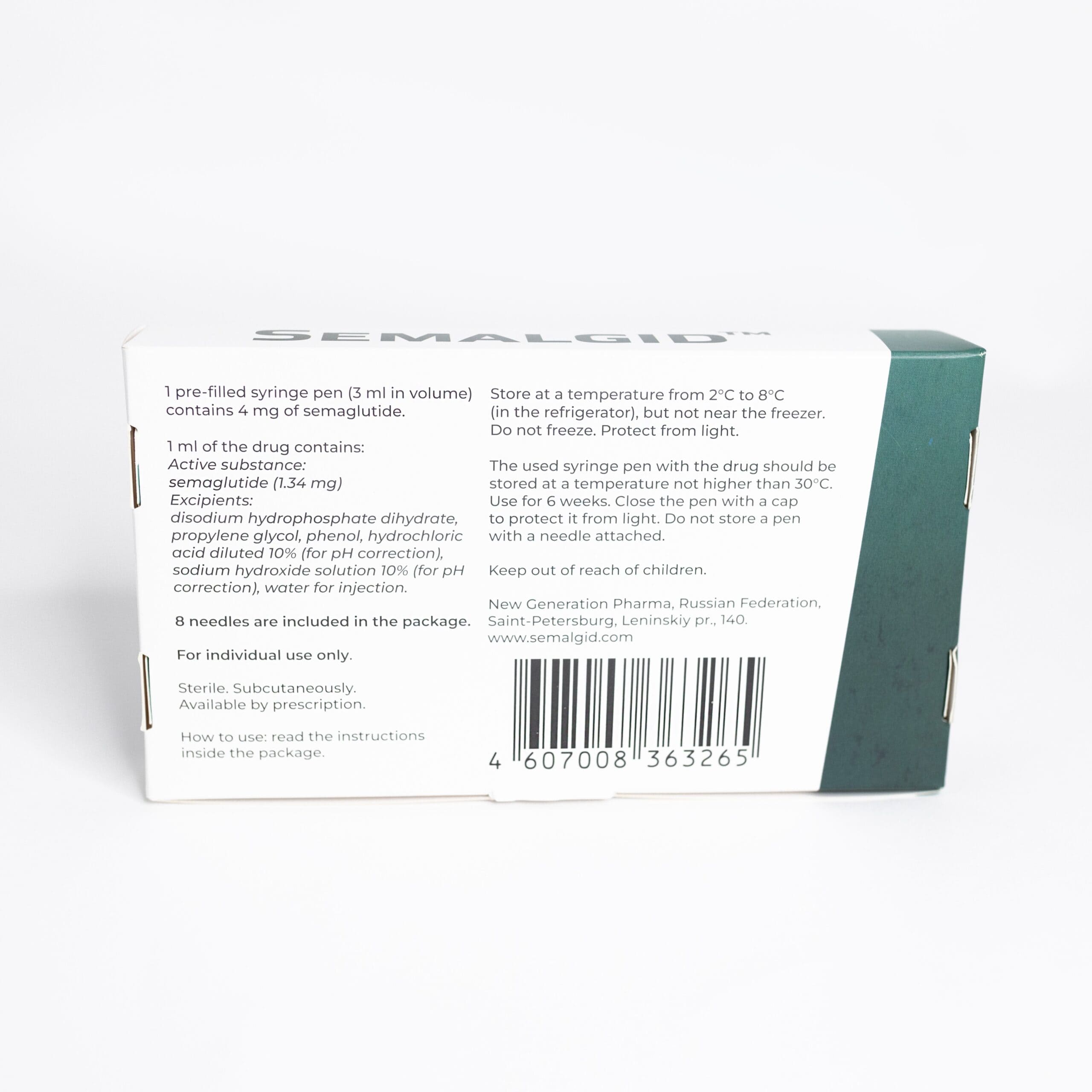 Semaglutide SEMALGID Pen 4mg